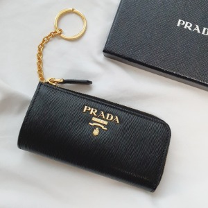 [당일 발송] 프라다 비텔로무브 체인 지퍼 지갑 키홀더 선물 1PP026 - 부루 구매대행