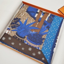 에르메스 신상 르 프리미어 달님 까레 90 실크 스카프 블루늬 에벤 선물 - 부루 구매대행